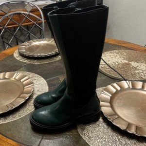 Olive Green Tall Urban Oufitters Stretch Boots